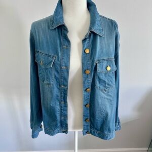 CAbi Ladies Jean Jacket/Shirt - Size M